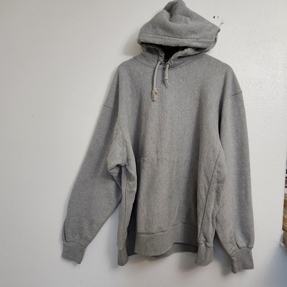 2000'S Champion Premium Reverse Weave College Sweatshirt, Men's XL unclear white type Vintage Second Hand